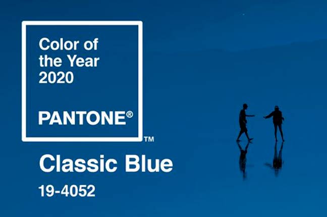 classic blue cor do ano de 2020