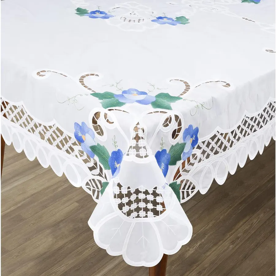 /2067 Toalha e Topper de Mesa - Tecido Organdi 019