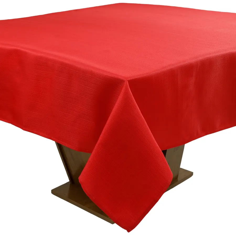 Toalha de mesa lisa impermeável com tecido de tramas 1042