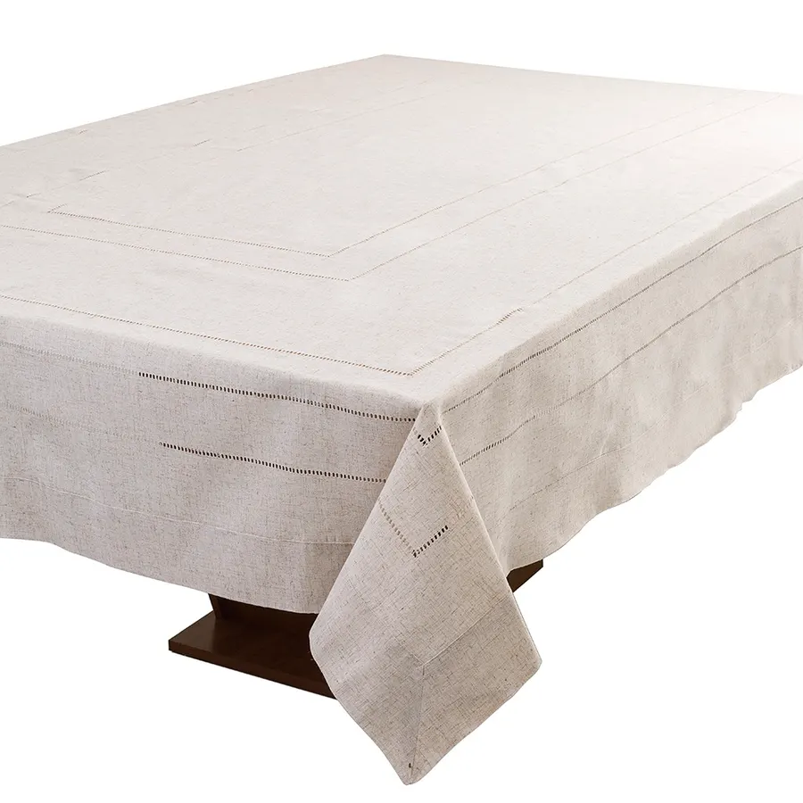 Toalha de mesa com ponto ajour artesanal 1301