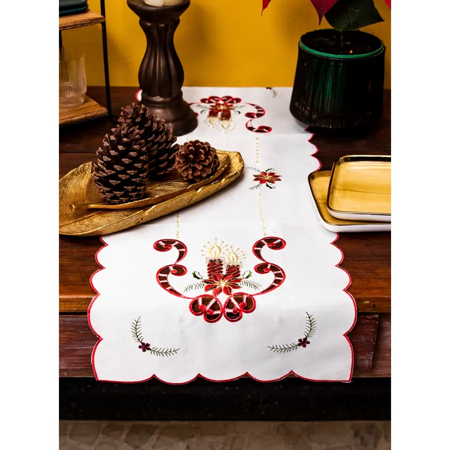 Acessórios de Mesa Natal - Tecido Escovado 1331