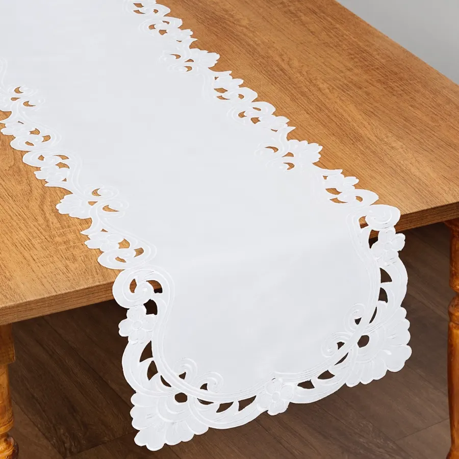 Caminho de Mesa 38 X 87 Cm Bege 6314