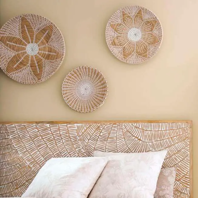 Jogo de Decoração de Parede em Febria Natural W256