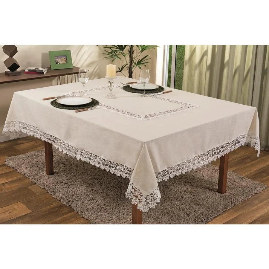 Toalha de mesa de renda guipir 17570