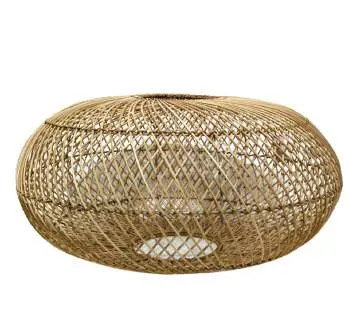 Pendente de rattan e metal LM2447