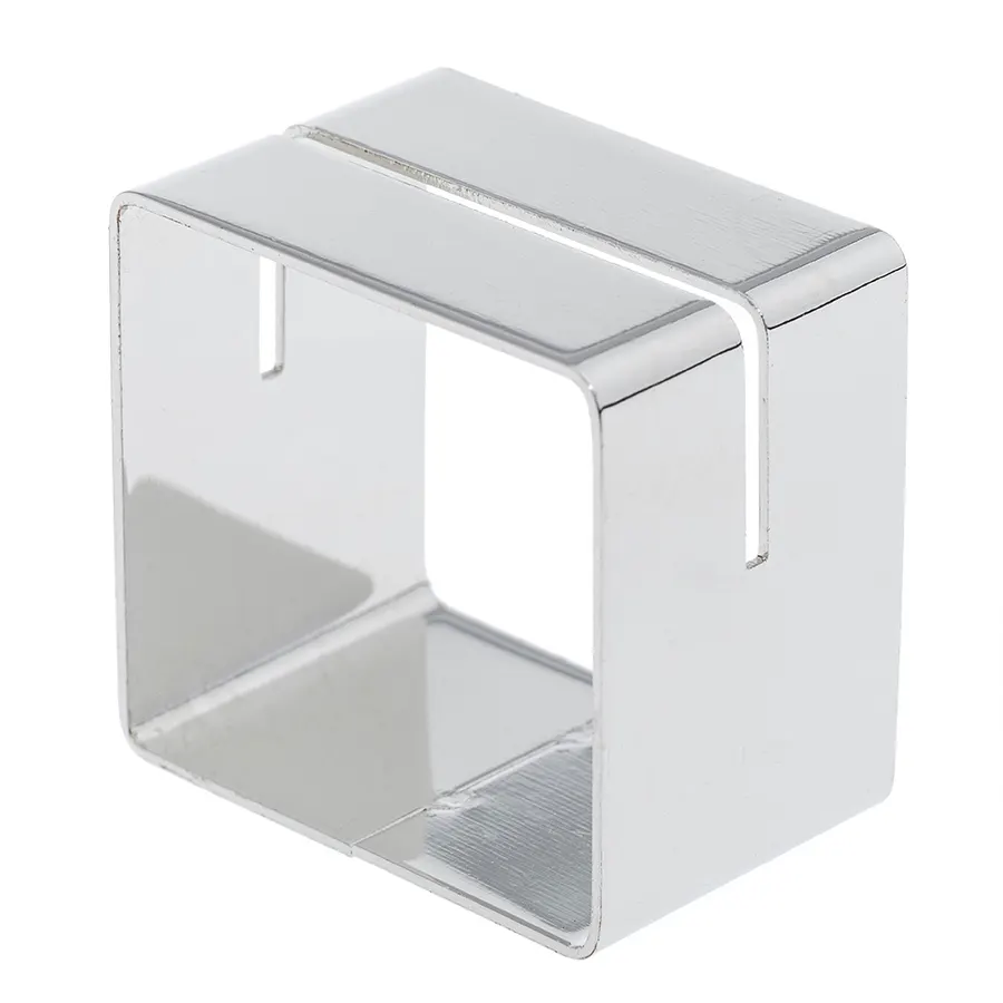 Argola de guardanapo cubo com espaço para cartão (jogo com 4) PG5655