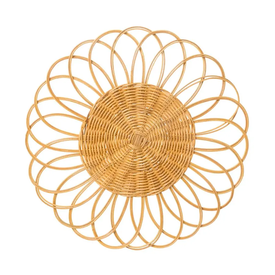 Lugar americano de fibra natural mandala RT1010