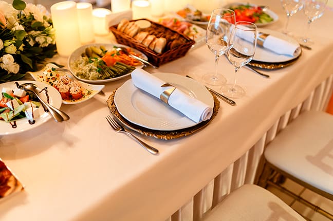 Arrumar a mesa para ocasião especial