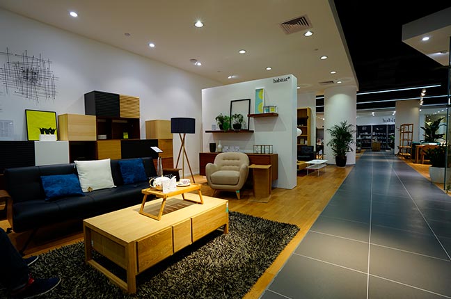 interior de loja de decoração