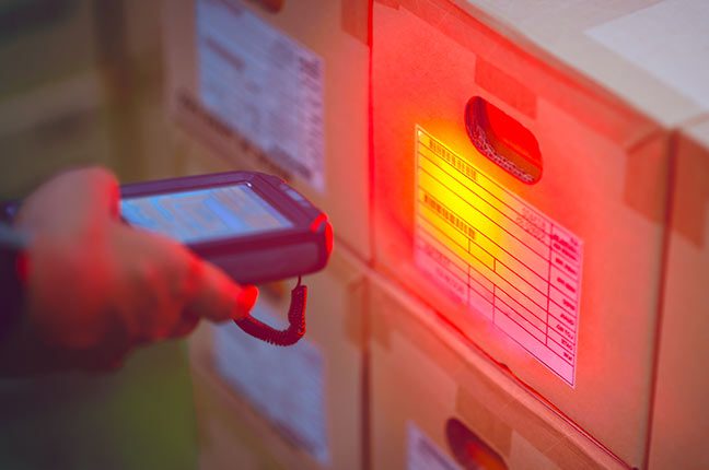 código de barras para inventário em armazem