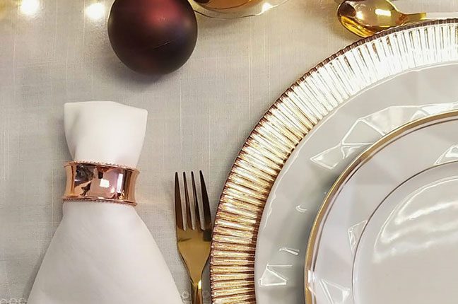 decoração de mesa para natal