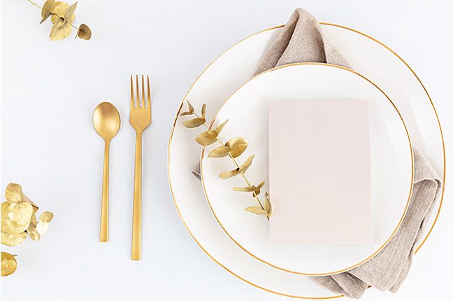dourado na decoração