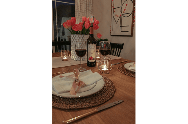 decoração de mesa para dia o dos namorados