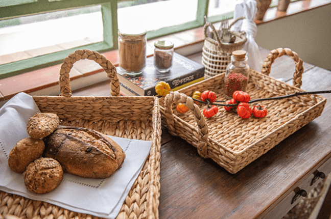 cestaria para decoração