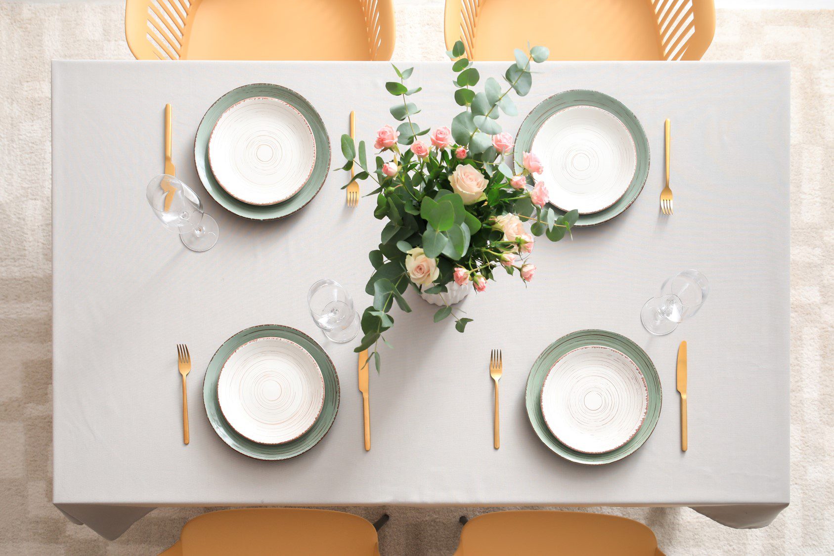 decoração de flores para primavera